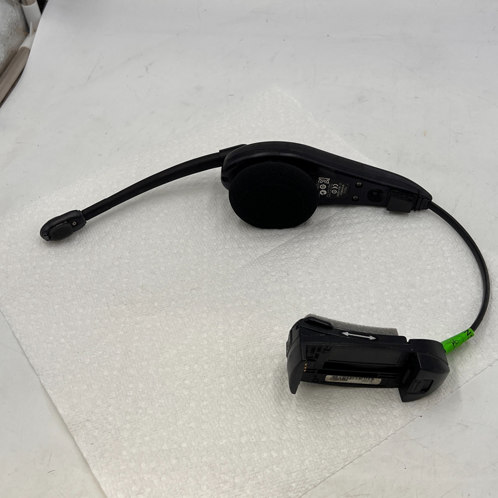 USED HME HS6000 RED Wireless Drive Thru Intercom Headset Works Great NO BATTERY