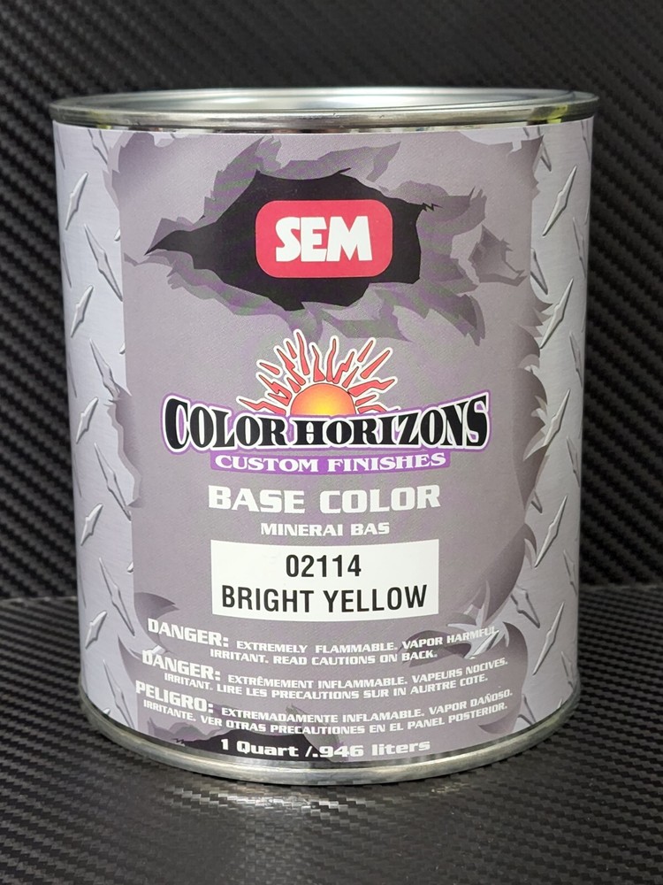 SEM-02114 SEM COLOR HORIZONS BASE CONCENTRATE "BRIGHT YELLOW" QUART