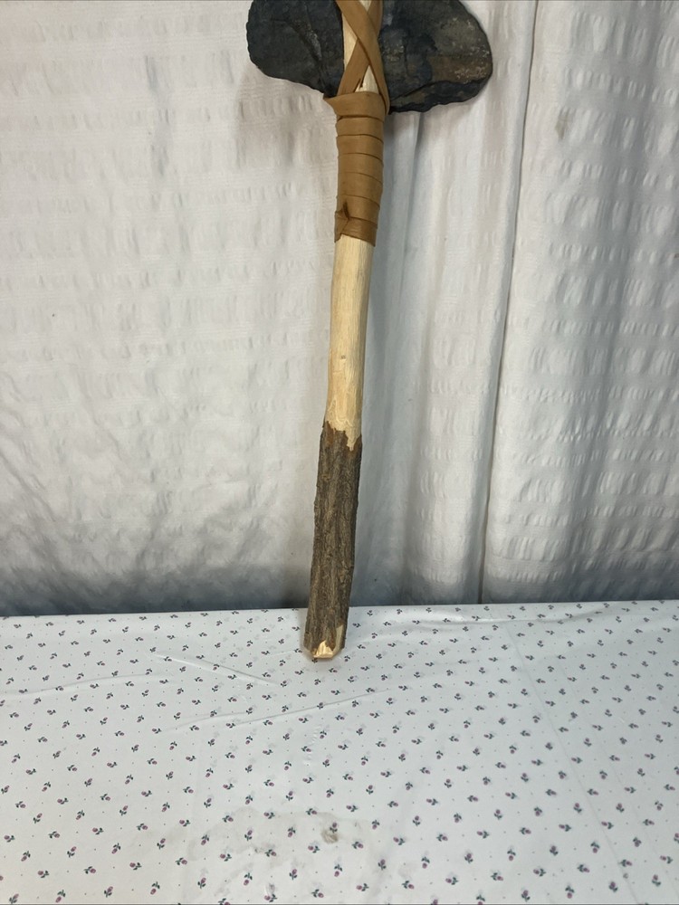 Handmade Tomahawk Stone Wood 15”