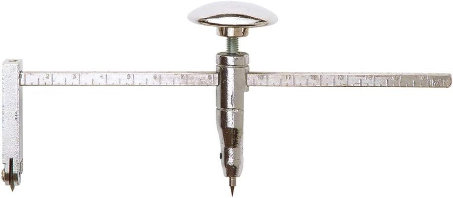 HYDE 09110 Drywall Circle Cutter Silver
