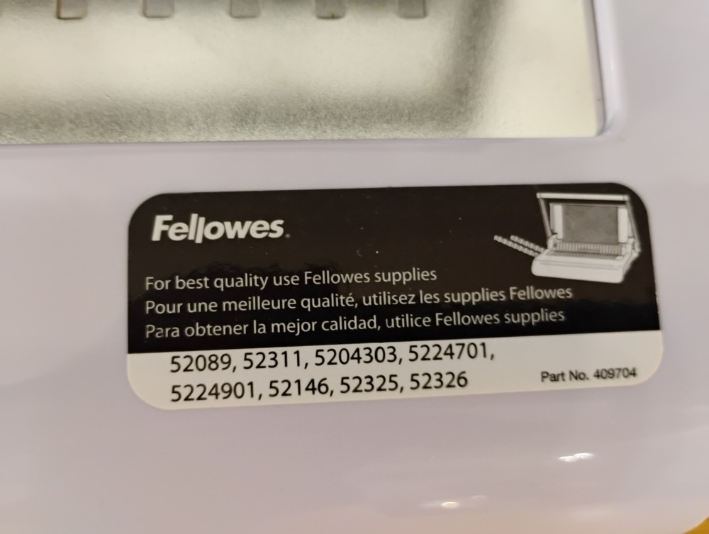 Fellowes Star+ 150 50065 Manual Comb Binding Machine