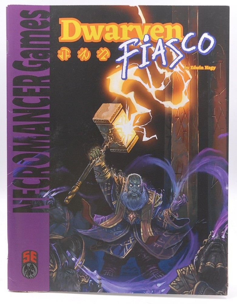 D&D 5th Ed Dwarven Fiasco  Edwin Nagy  Necromancer