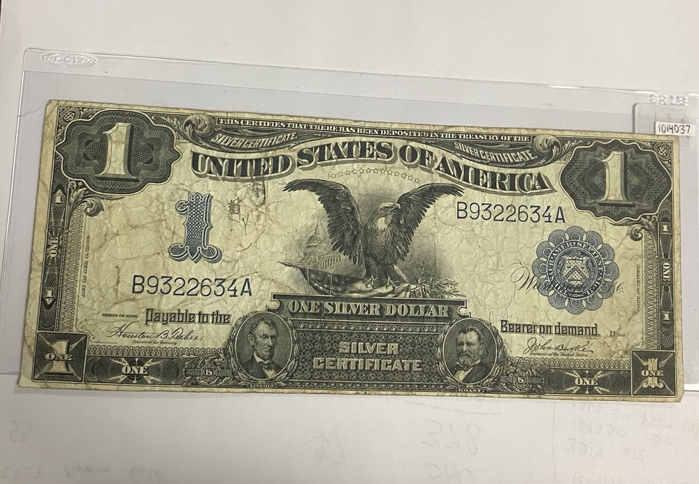 Fr.236 1899 $1 One Dollar Silver Certificate "BLACK EAGLE" 1014037