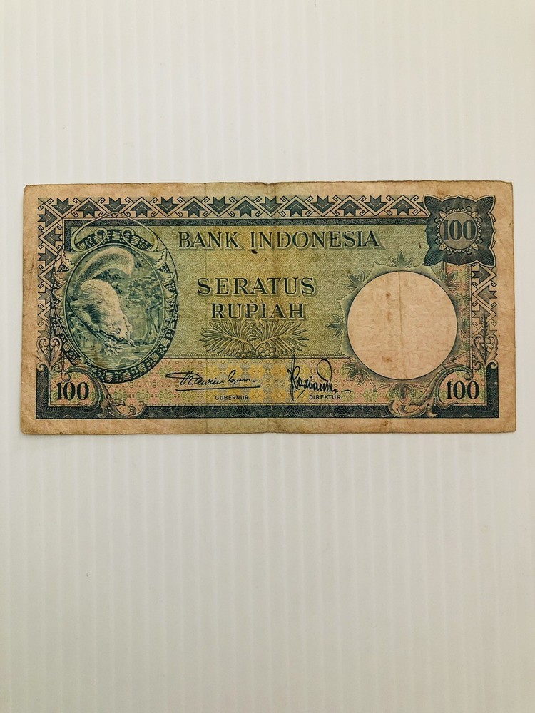 Indonesia 100 Rupiah 1957