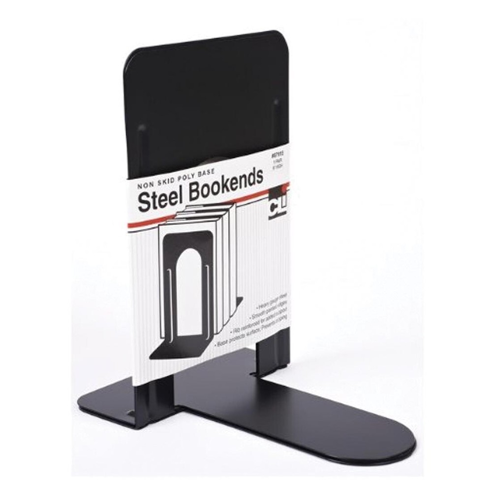 Charles Leonard Bookends Black 9"