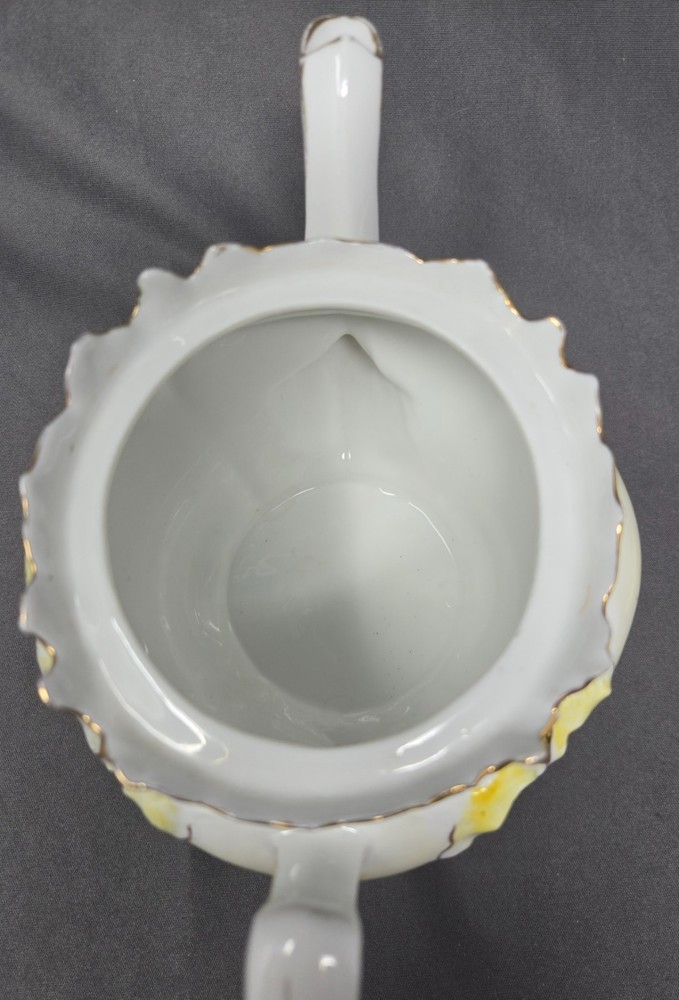 RS Prussia Teapot Iris Mold 628 C. 1880-1910