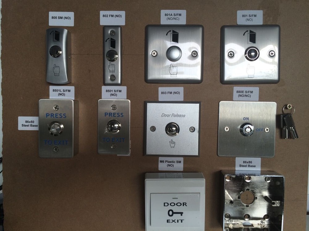 Surface Mounted Door Exit Push Release Button Door Switch Stainless Steel