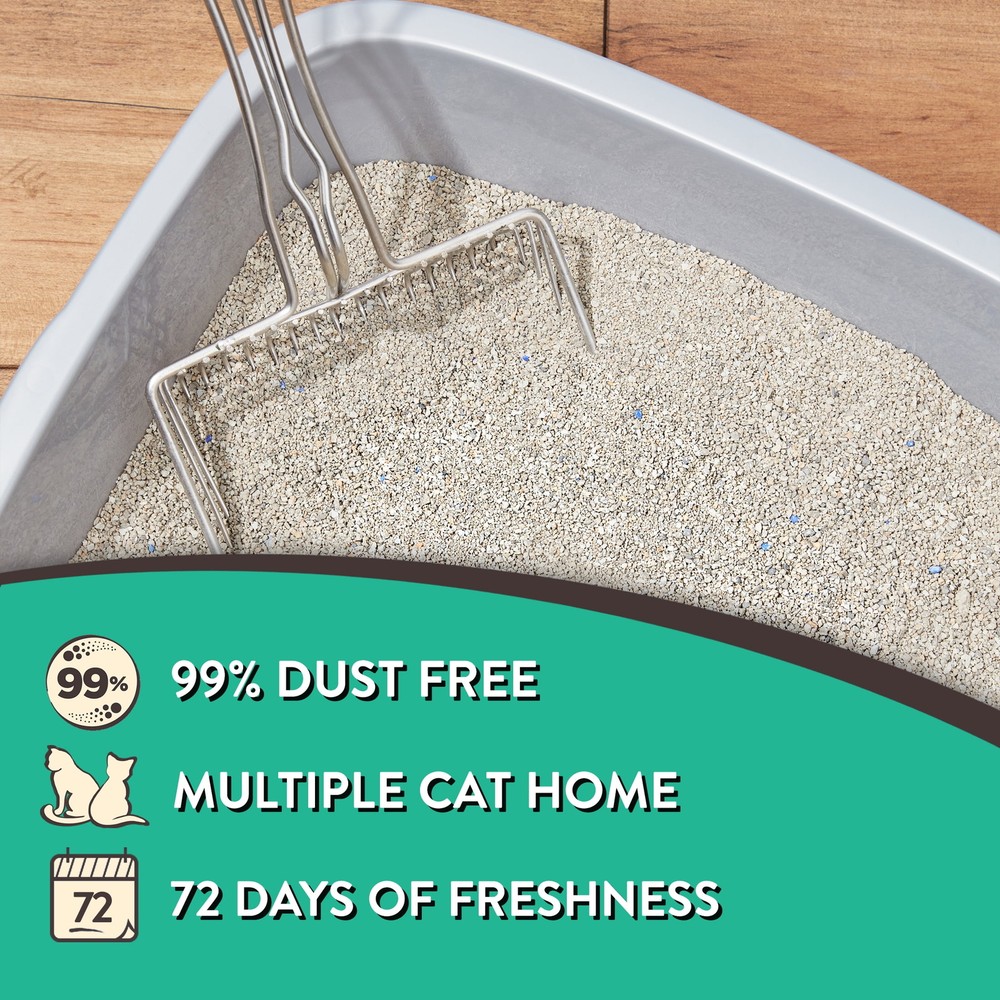 Odor Control Tight Clumping Cat Litter, Fresh Scent, 40 Lb