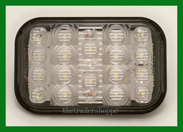 18 LED 3X5 Rectangular White Back up light Reverse