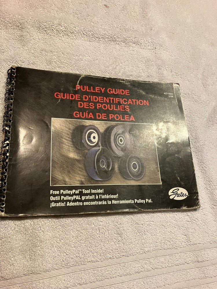 2006 Gates Idler & Tensioner Pulley Identification Guide