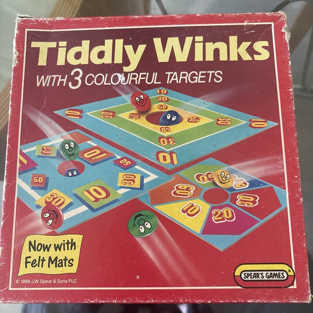 Vintage board game TIDDLY WINKS