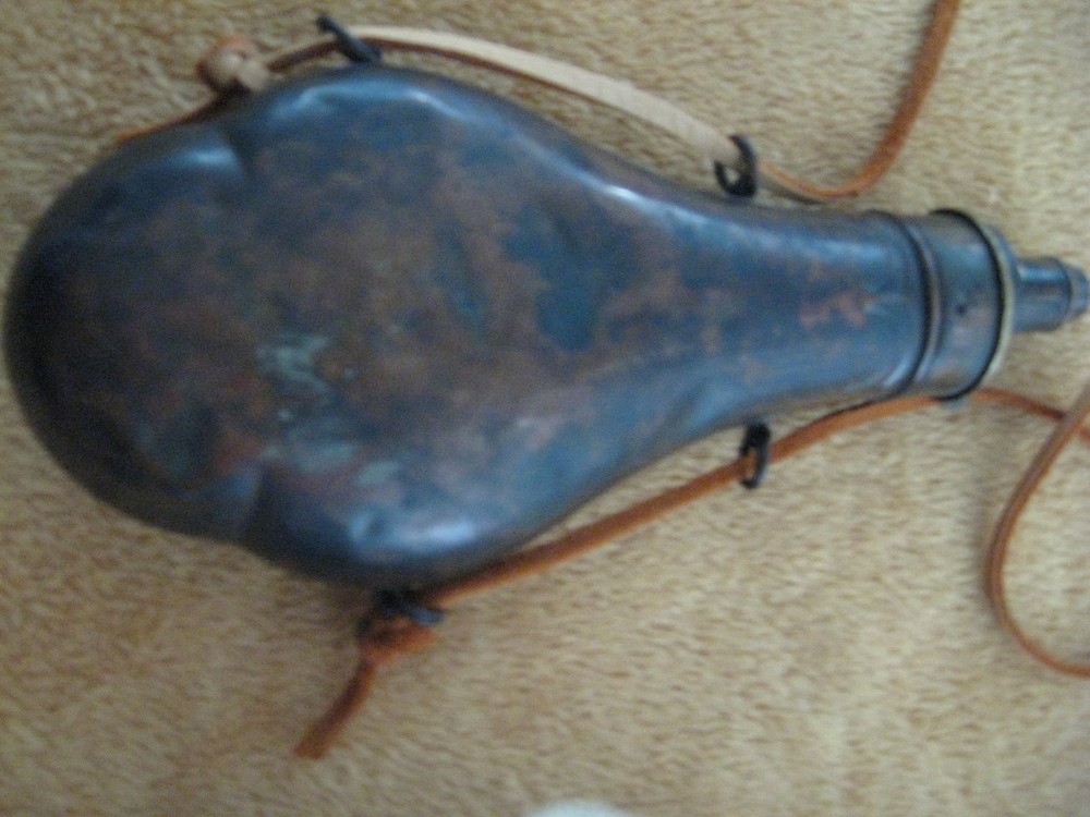 Antique powder flasks