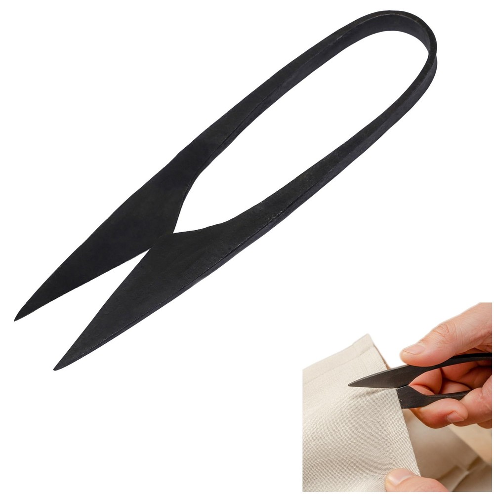 Iron Scissors Hand-Forged Iron Thread Snips/Sheers Fully Functional Medieval ...
