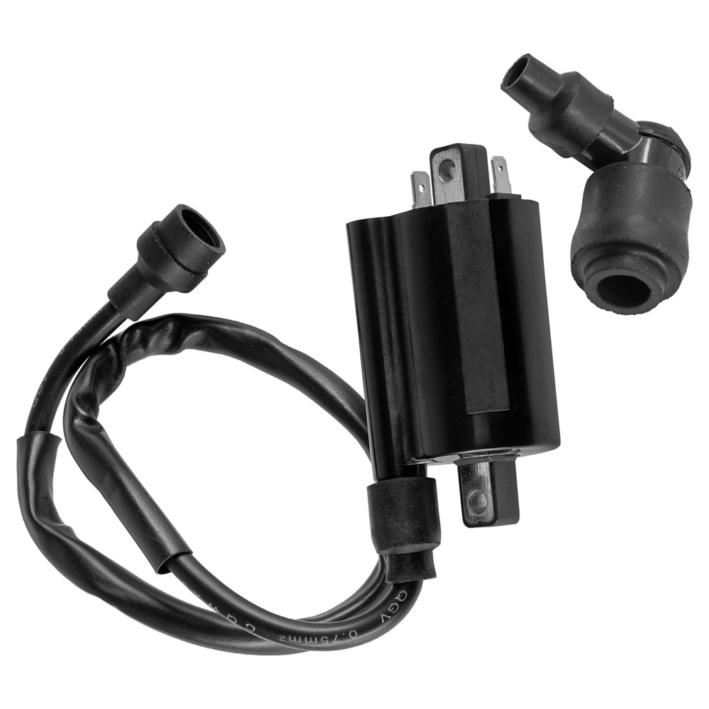 Ignition Coil w/ Spark Plug Boot Cap For Kawasaki Mule 3000 KAF620 2007-2008