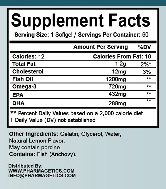 Omega Formula - 5 Bottles - 300 Capsules