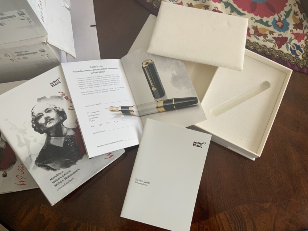 Montblanc Box William Shakespeare Writers Edition BOX ONLY
