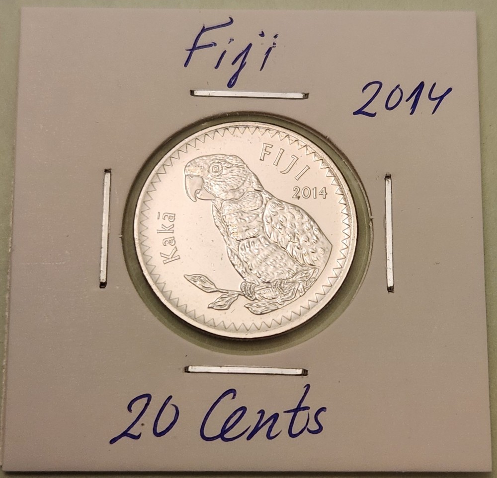 Fiji coin,  20 Cents,  2014