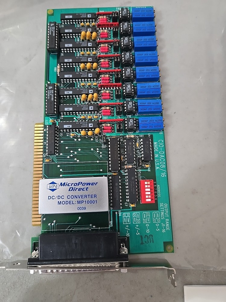 MEASUREMENT COMPUTING ANALOG BOARD CIO-DAC08/16