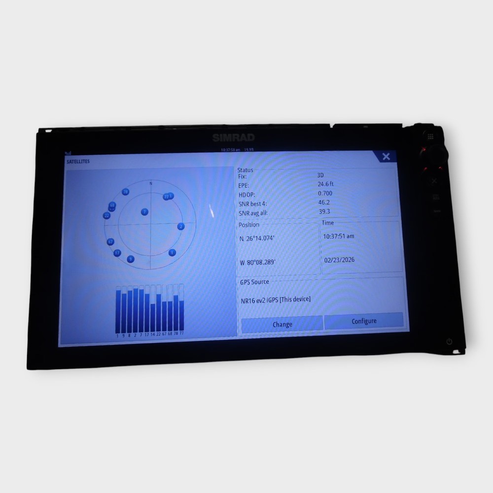 Simrad/NSS16 Evo2 16" Multifunction Display MFD Chartplotter (Tested Good)