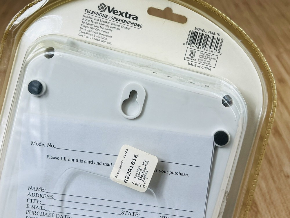 Vextra Desktop Speaker Phone Large Keypad Caller ID Memory