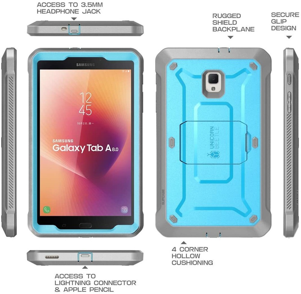SUPCASE for Samsung Galaxy Tab A 8.0" (2017) Protective Case Duty Stand Shell