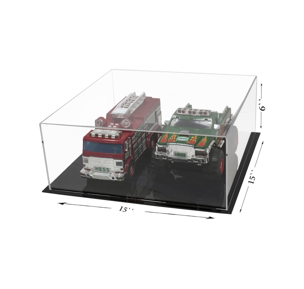 Versatile Acrylic Clear Display Case Rectangle Box 15" x 15" x 6" (A030-A)