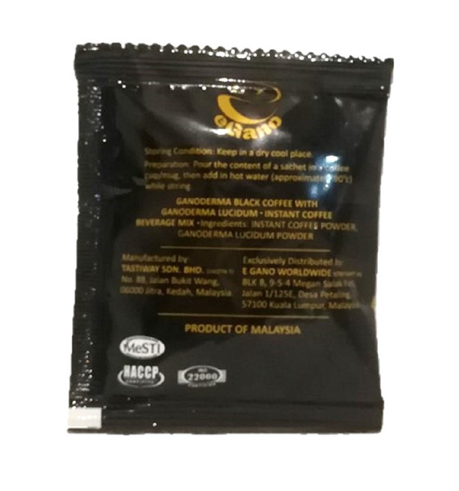 10 Box eGano Premium Ganoderma Black Coffee Ganoderma Lucidum Expedited EXP 2025
