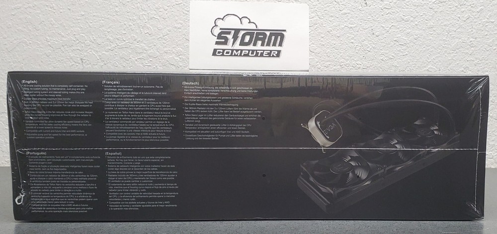 EVGA Closed Loop CPU Cooler All-in-One Liquid Cooler 400-HY-CL36-V1