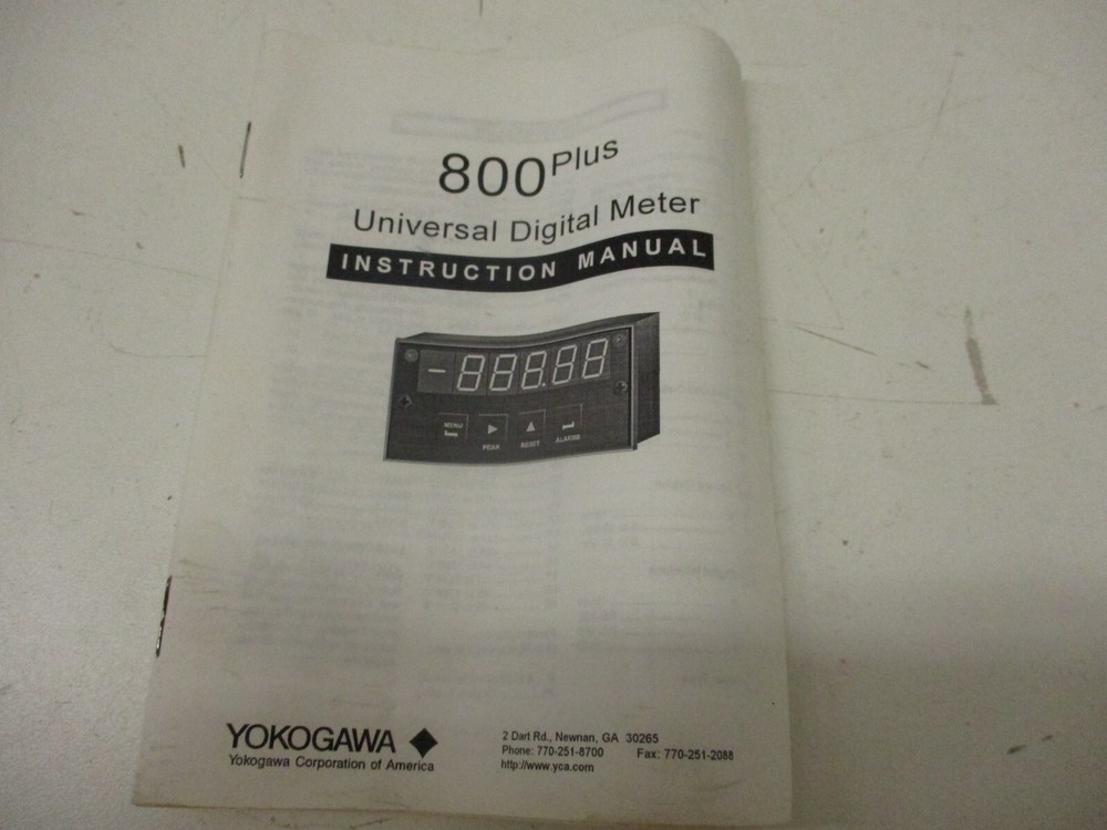*NEW* YOKOGAWA 820-11-0-JF DIGITAL TEMPERATURE PANEL METER