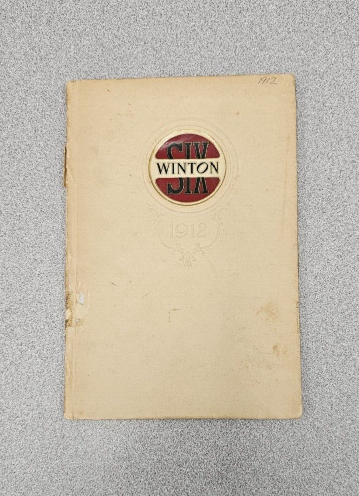 1912 Winton Six Sales Book