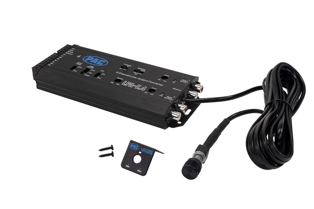 PAC LocPRO Advanced 4-CH Active Line Output Converter w/Remote Control LPA-E.4