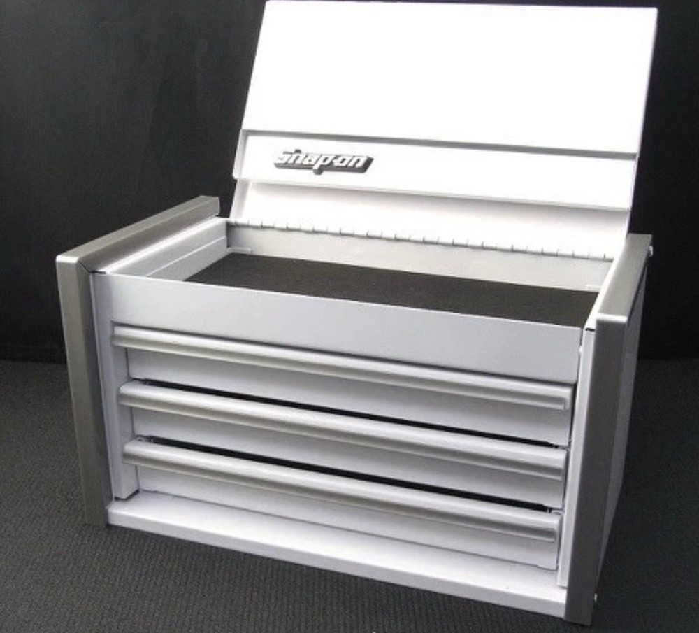 Snap-On Micro Top 3-Drawer Tool Box Gloss White KMC923APT
