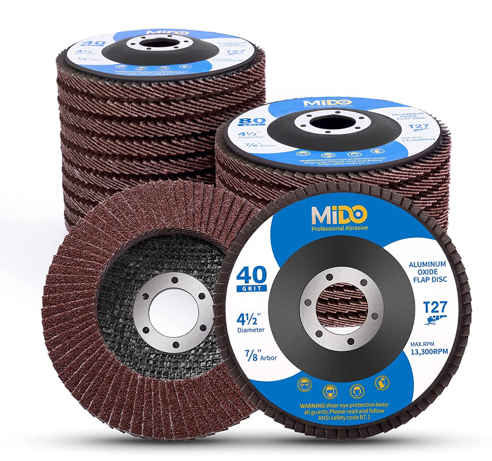 Flap Disc 4 1/2 Inch 20 Pack for Angle Grinder Sanding Disc Assorted Grit 40 60