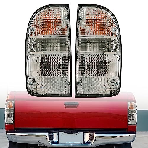 2-Pack Tail Lights Assembly Smoked with Bulbs Driver & Passenger Side