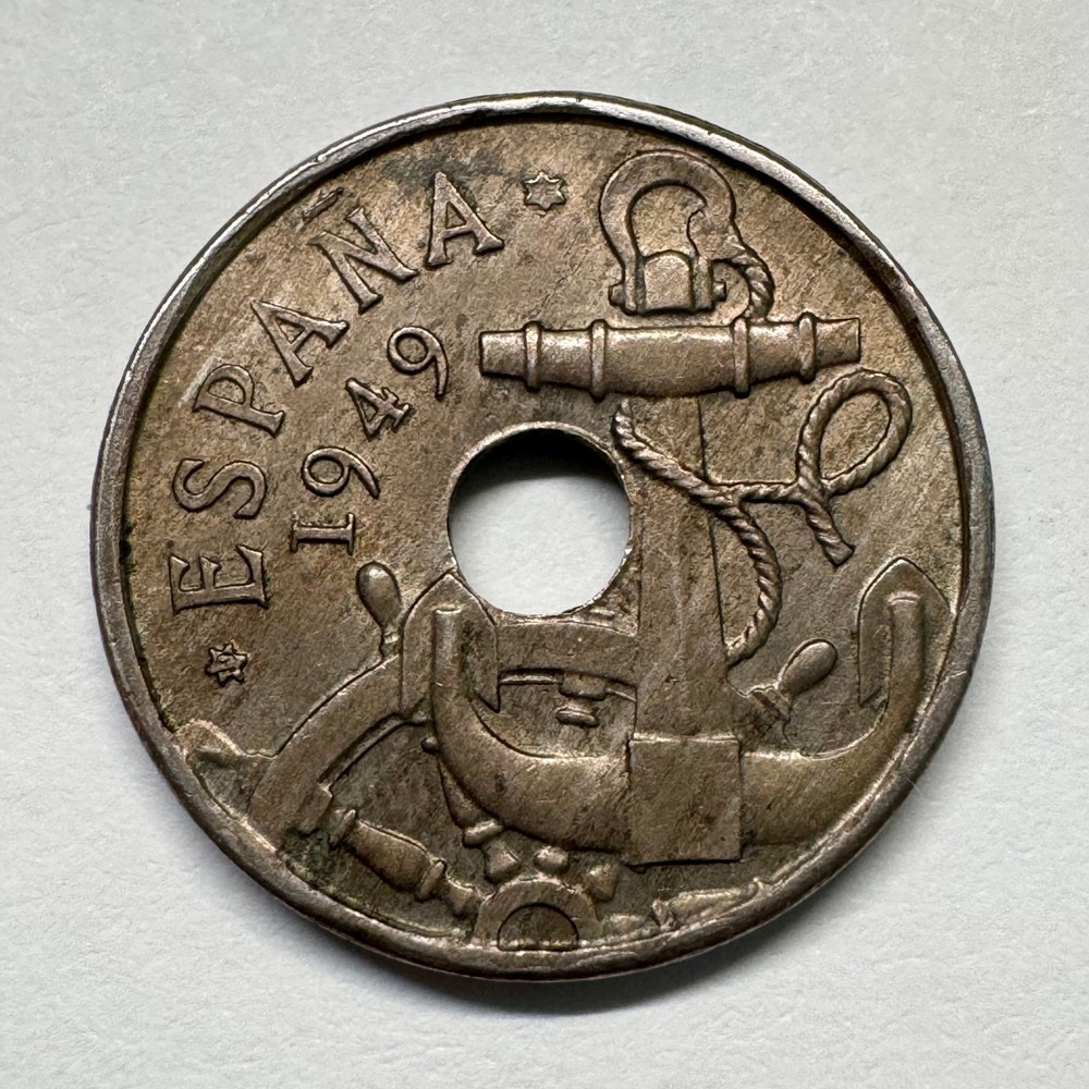1949 Spain 50 Centimos - Coin #D-031