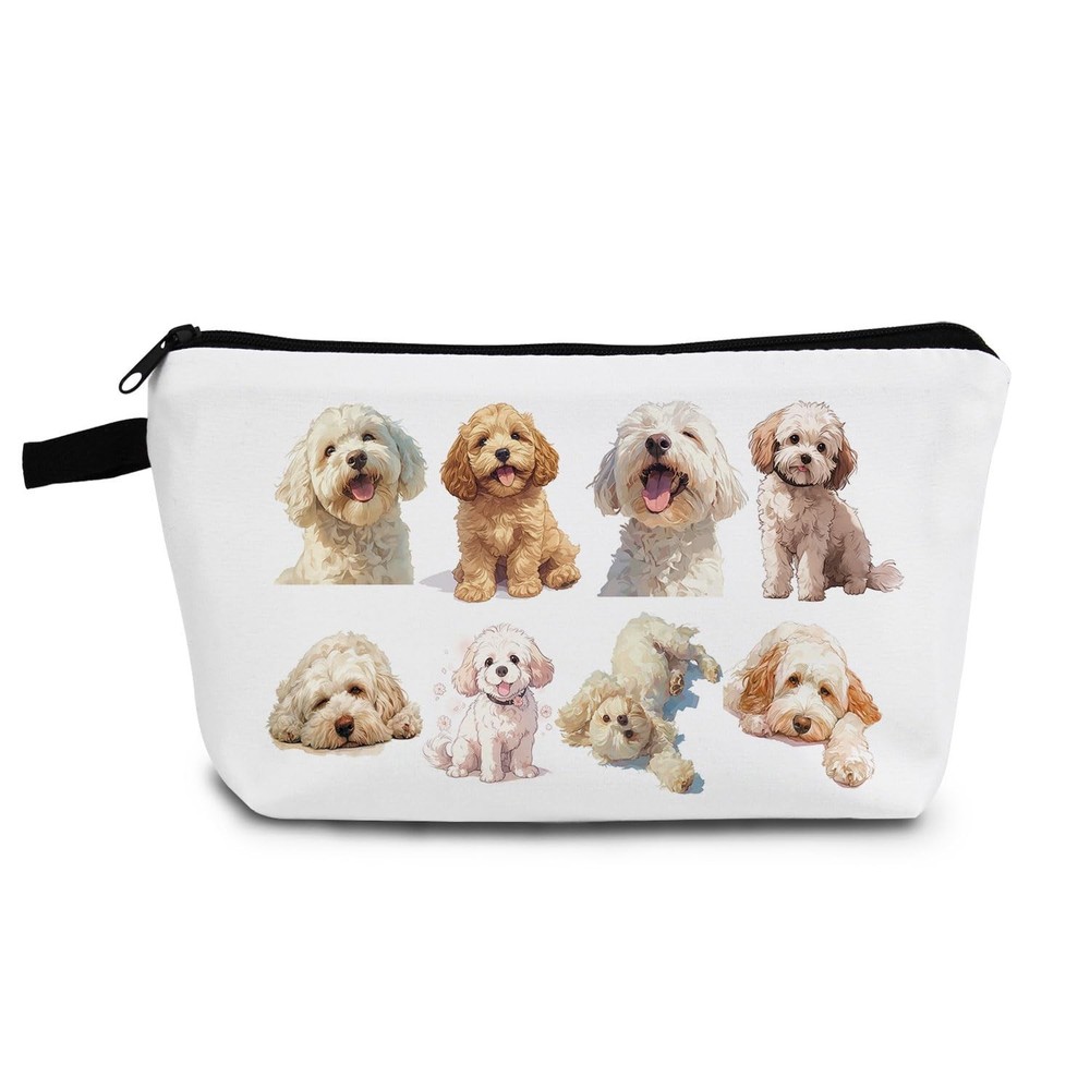 Cockapoo Gift Cockapoo Makeup Bag Cute Small Organizer Bag with Zipper Cockap...