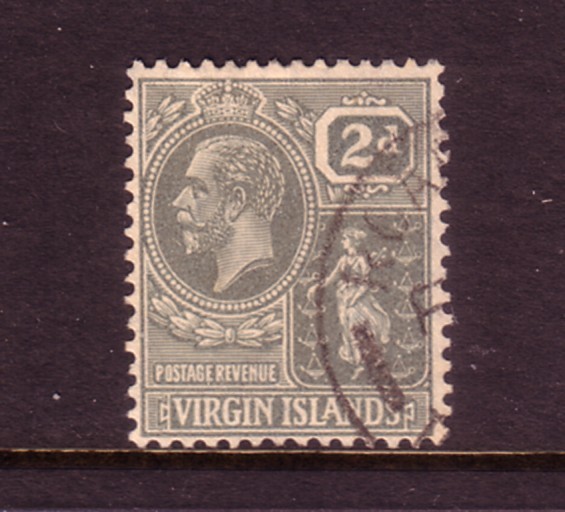 VIRGIN Is....  1922-28  2d grey used, Sg92