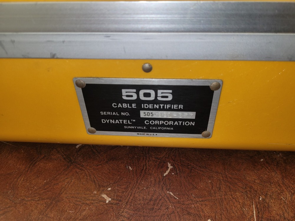 Dynatel Model: 505 Cable Identifier.