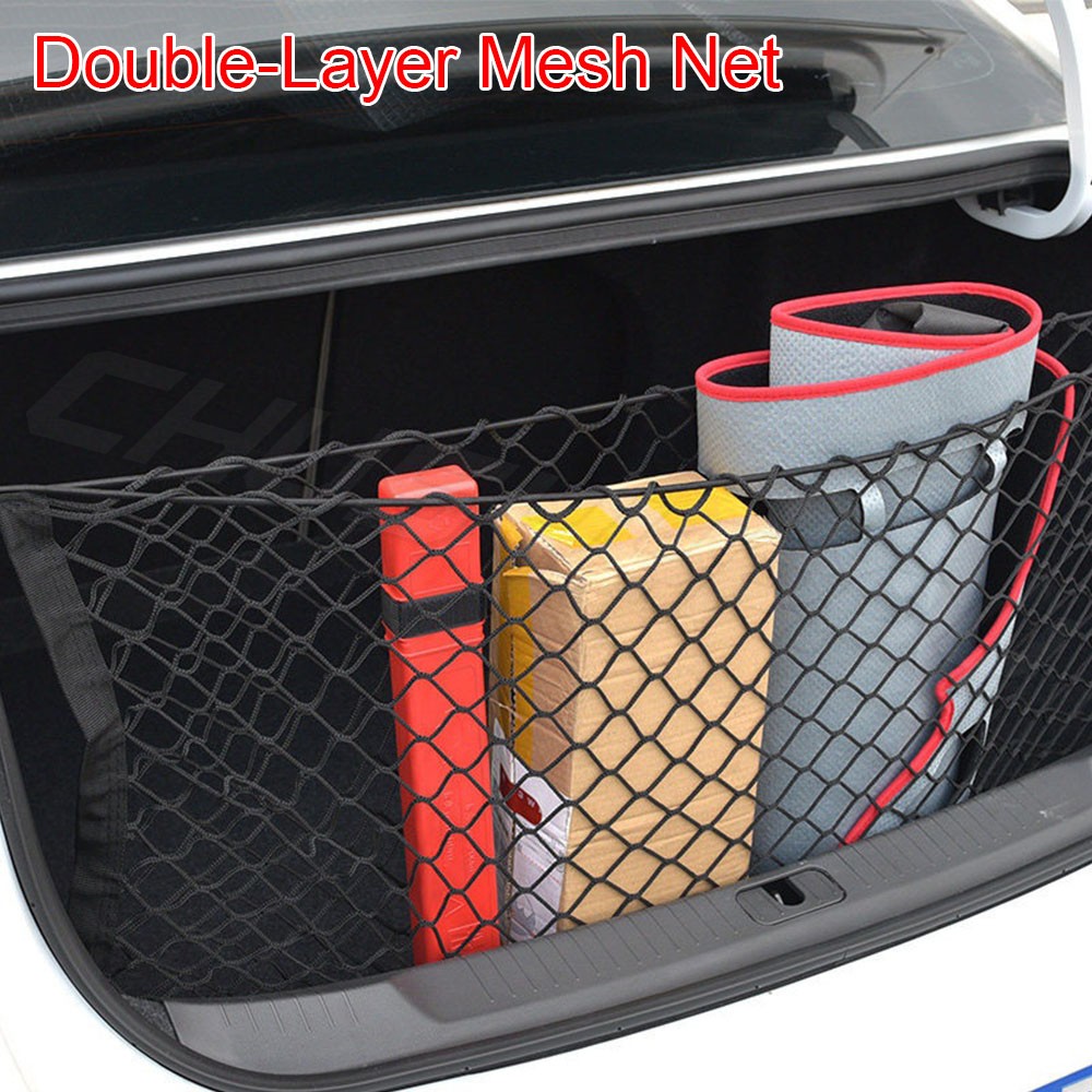 Rear Trunk Envelope Vertical Style Mesh Cargo Net for MAZDA 3 2010-2013