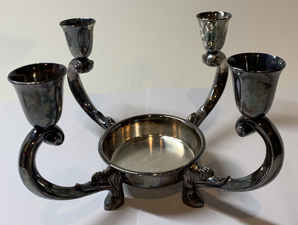 VINTAGE Reed and Barton SILVERPLATE Table CANDLE Stick HOLDER 331