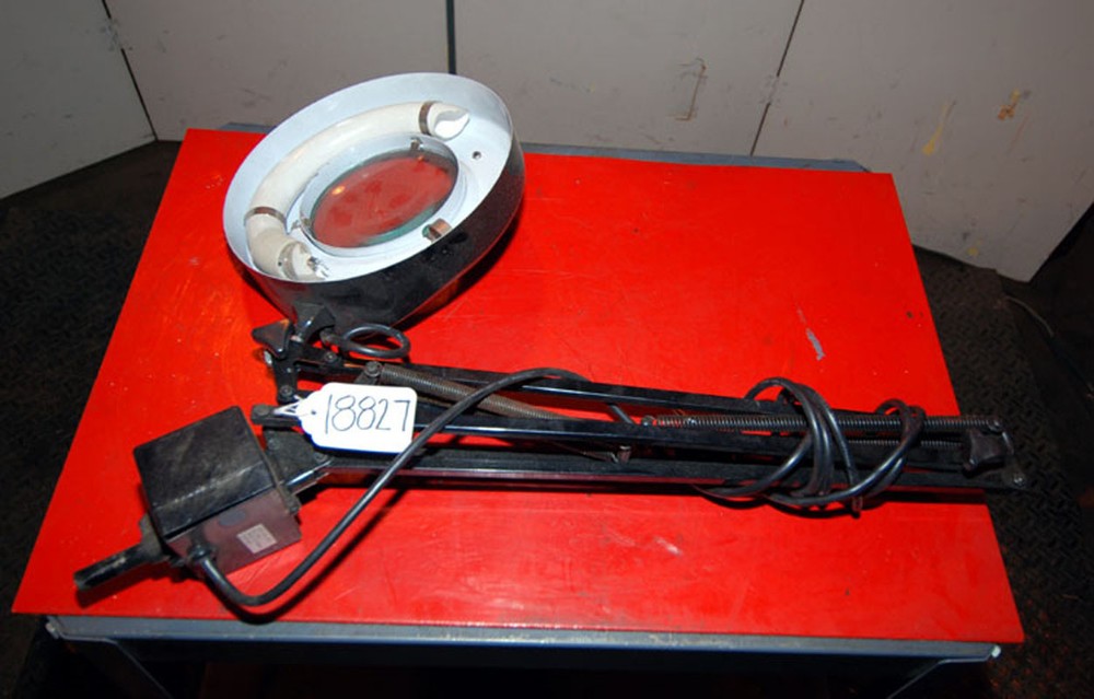 Flourescent Light with Magnifier Lens (Inv.18827)