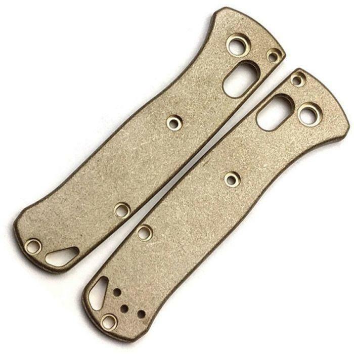 New Flytanium Bugout Handle Scales Brass FLY-677