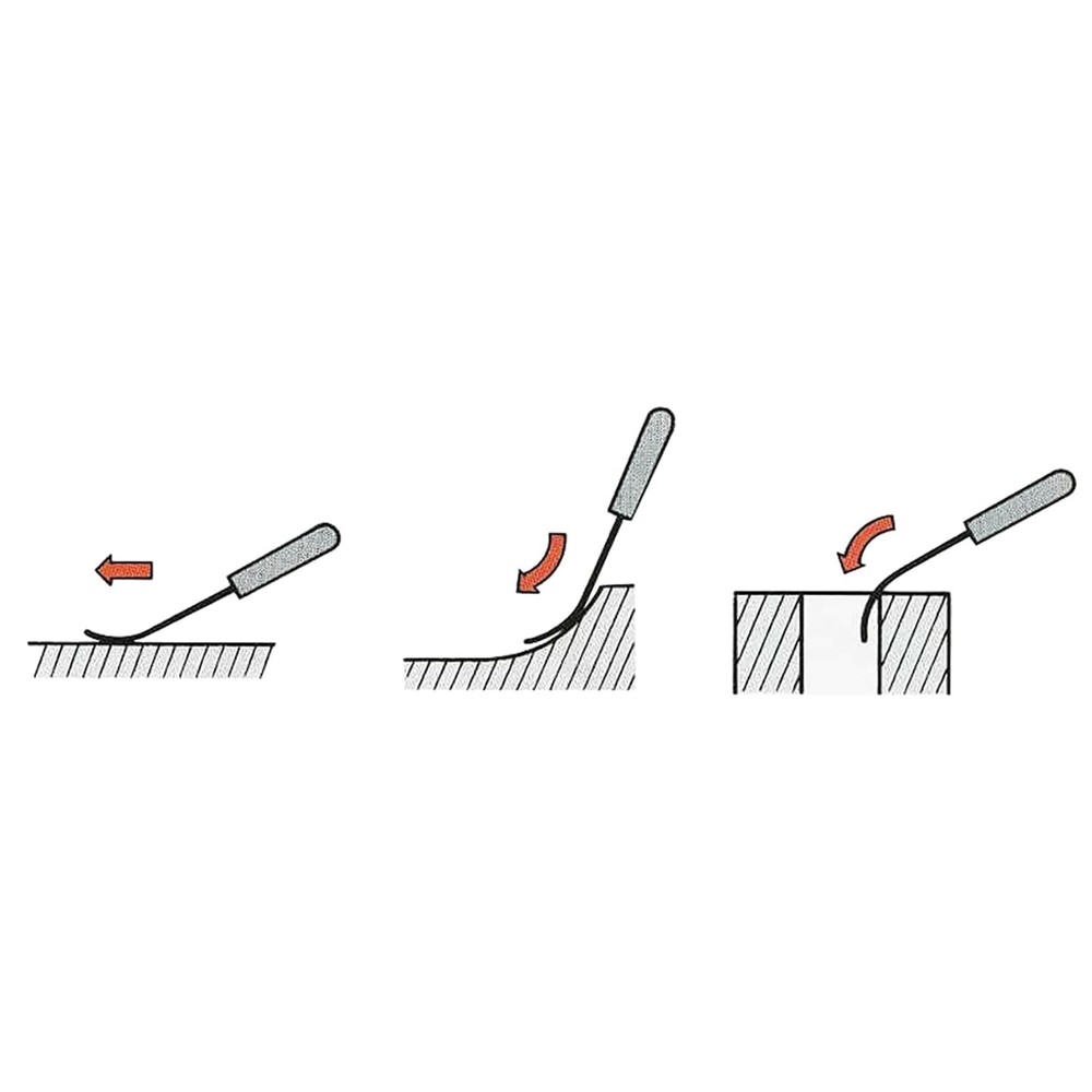 TTC 6 Piece Hardness Tester File Set White