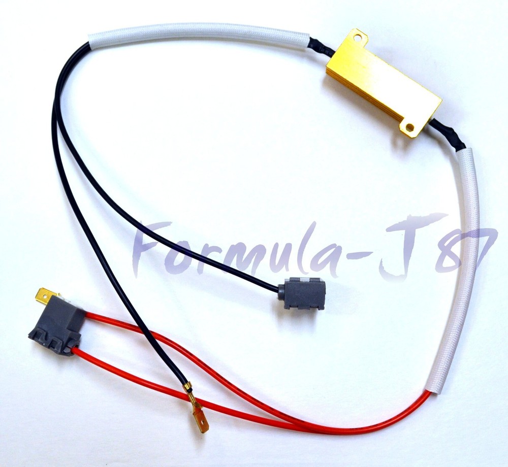 Wire HID Resistor Canceler Error Decoder H3 DRL Light Cornering Flicker Stop