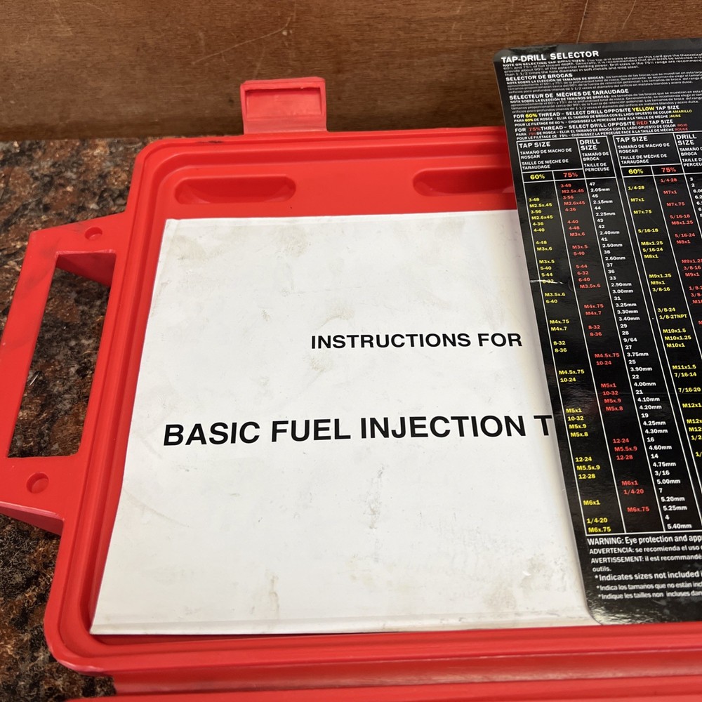 MAC TOOLS FIT810B BASIC FUEL INJECTION COMPLETE TEST KIT W/ CASE b-4