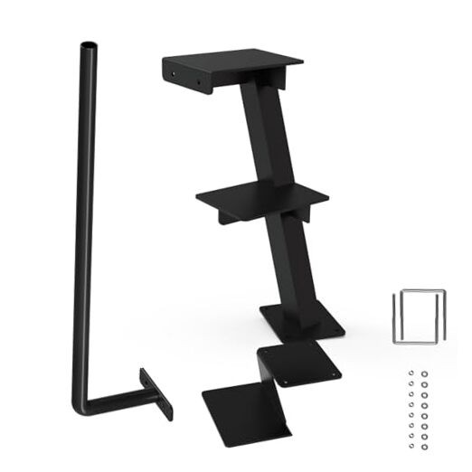 Trailer Step with Handle, Three-Step Dual Step Boat Trailer Step（Extra pedals）