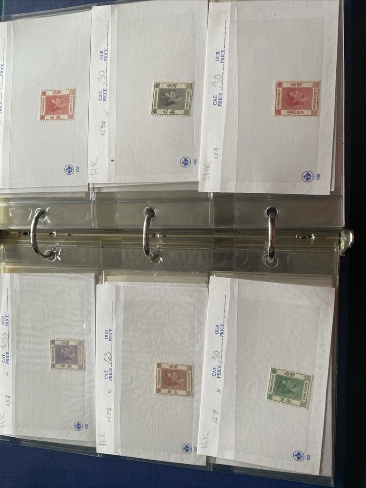 hong kong stamp collection