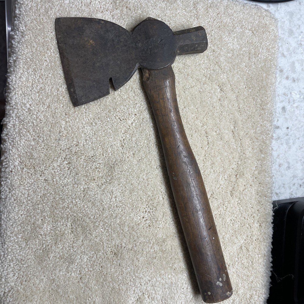 Vintage Acme Carpenter Hatchet Hammer Camping Axe