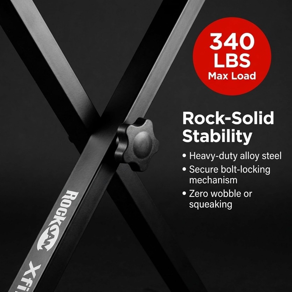 Adjustable Padded Keyboard Bench or Piano Stool with Lessons.