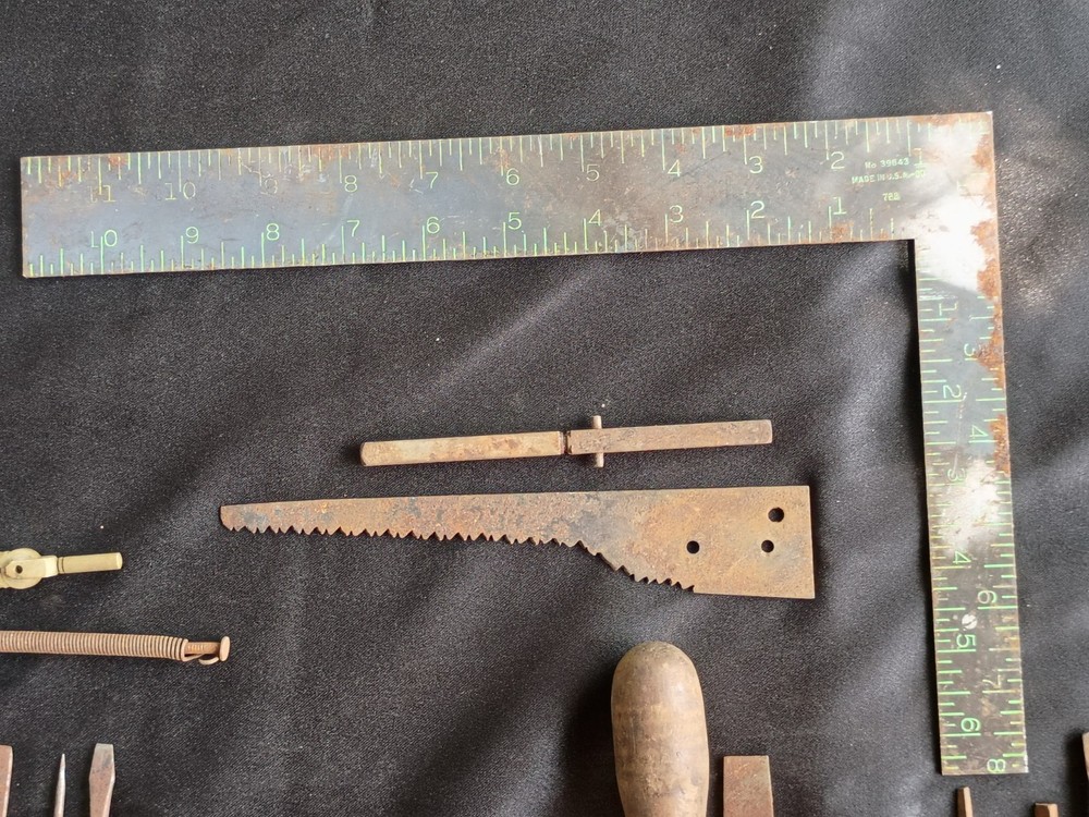 Antique Tools And Trunk 45 Items!!!!Inside !!